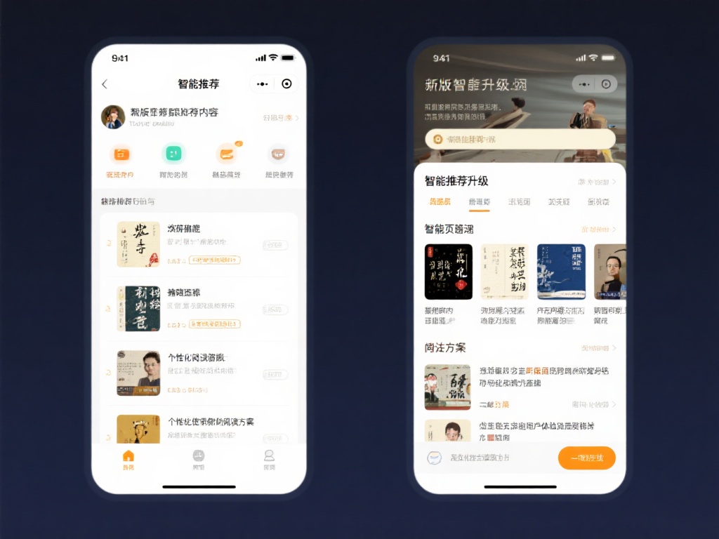 1.&nbsp;智能推荐内容
新版章节页面升级了智能推荐算