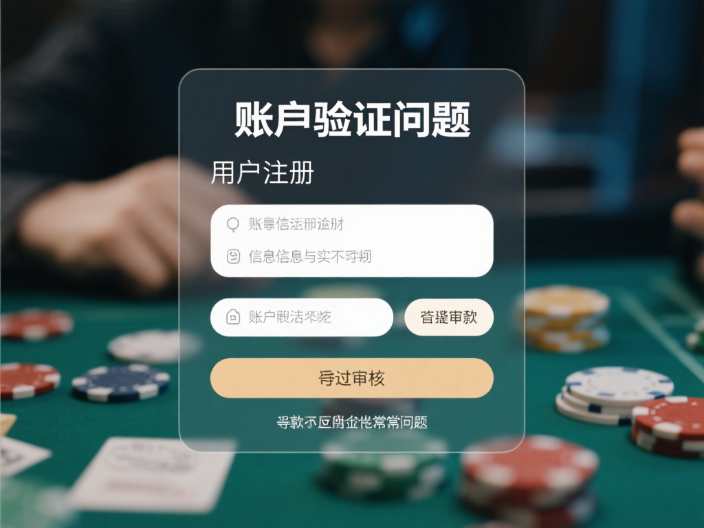 账户验证问题：用户在注册时提供的信息与实际不符，导