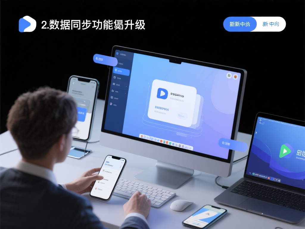 2.数据同步功能全面升级
新版中加入了智能化的数