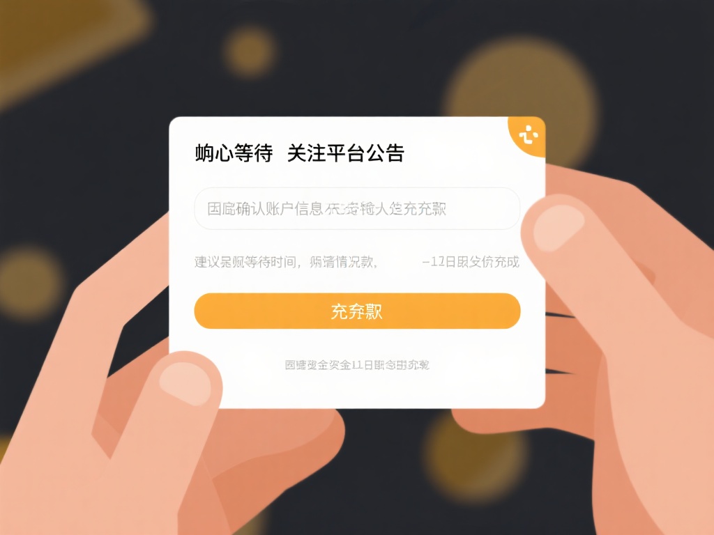 耐心等待，关注平台公告
如果确认账户信息无误但仍