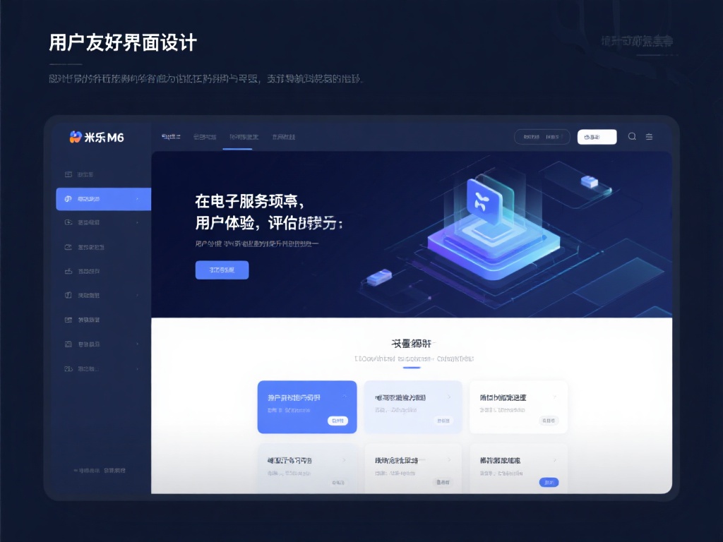 用户友好界面设计，提升访问体验
在电子服务领域，